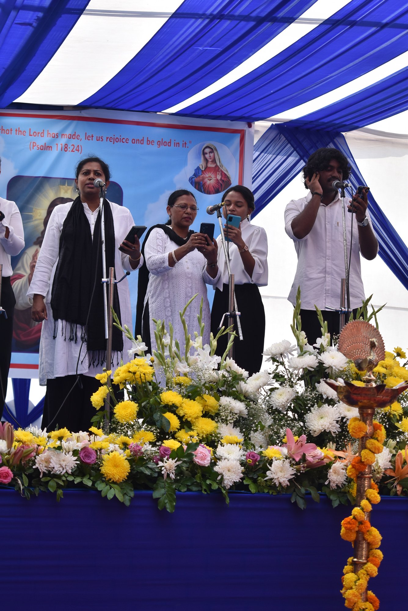Parish Feast of St. Luke's Church celebration with Bishop Deepak Tauro