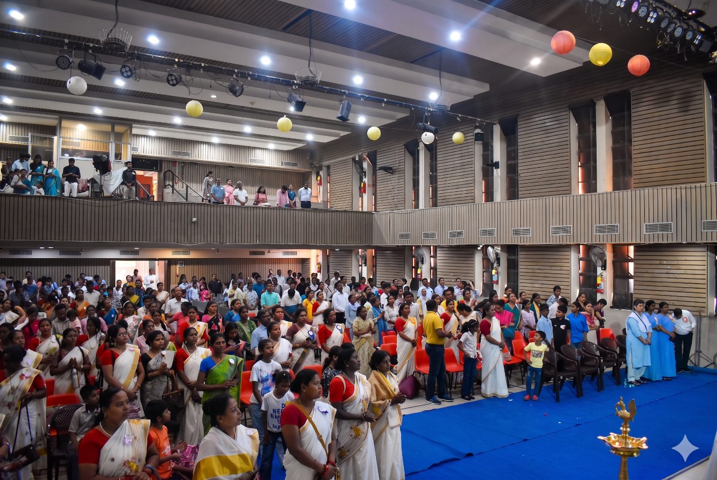Closing moments of the celebration